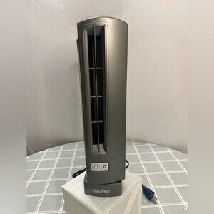 Lasko Air Stik Fan 2 Speed Cooling Oscillating Portable Air Circulating Tabletop